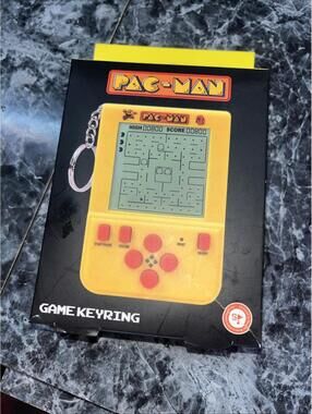 Pac-Man Classic Arcade Game Hand-Held Console Keyring